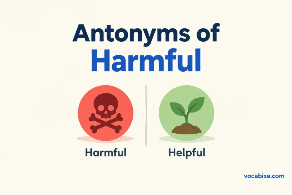 Antonyms of Harmful