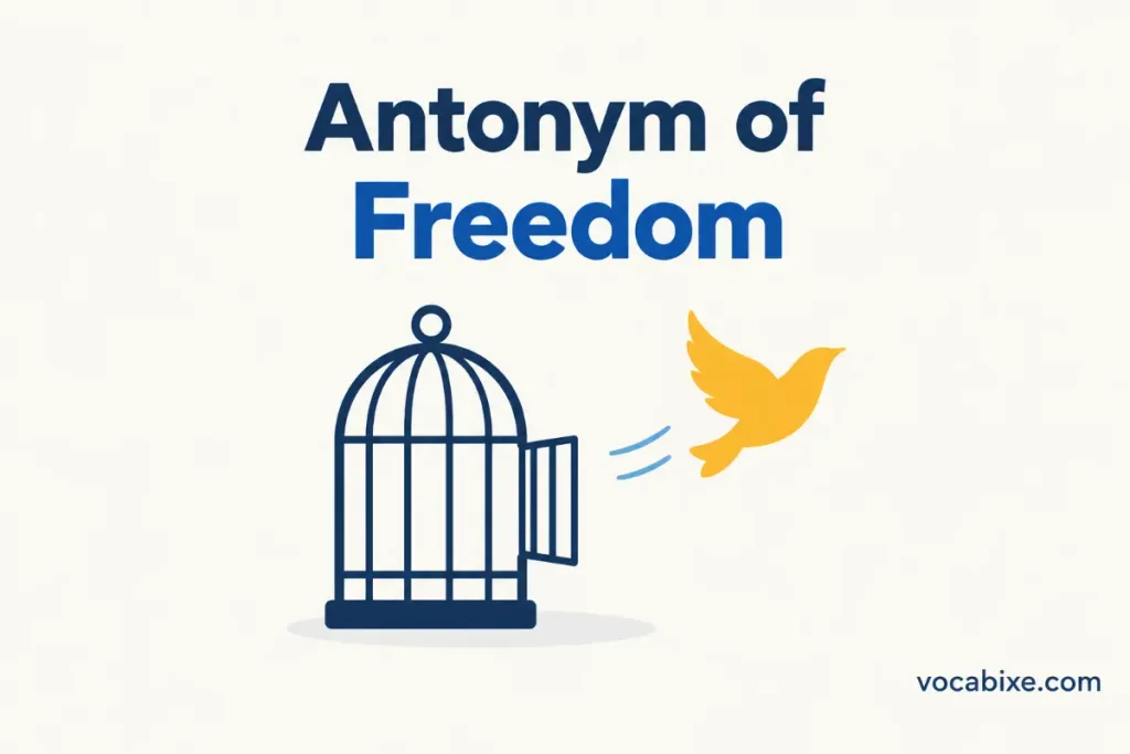 Antonym of Freedom