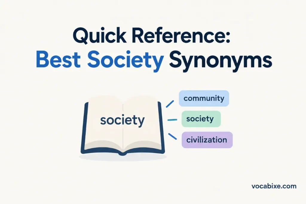 Best Society Synonyms