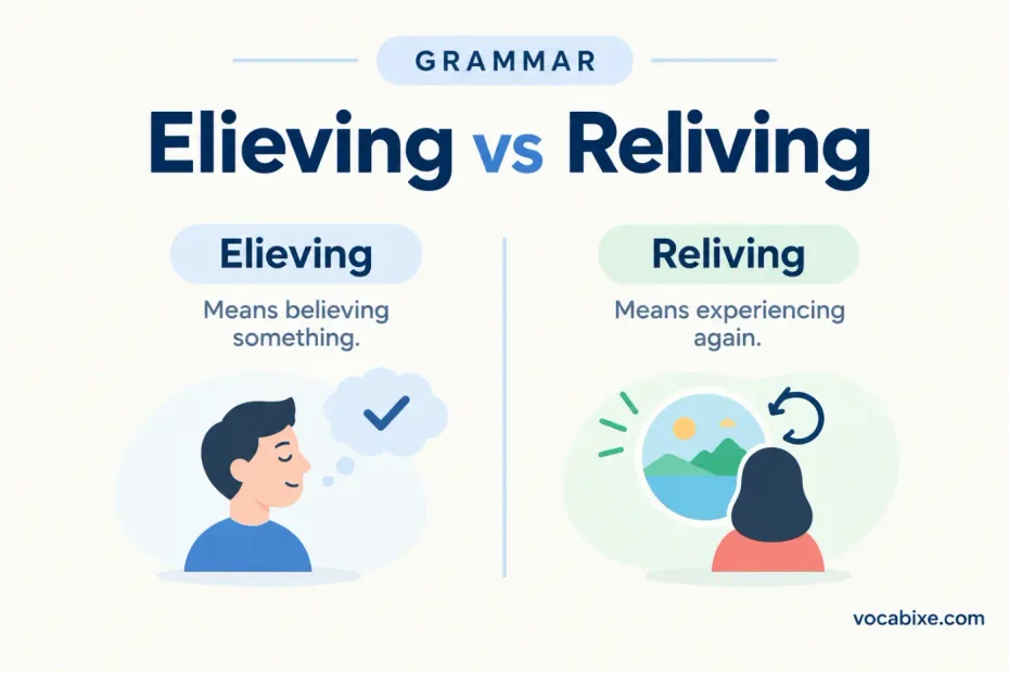 Elieving vs Reliving