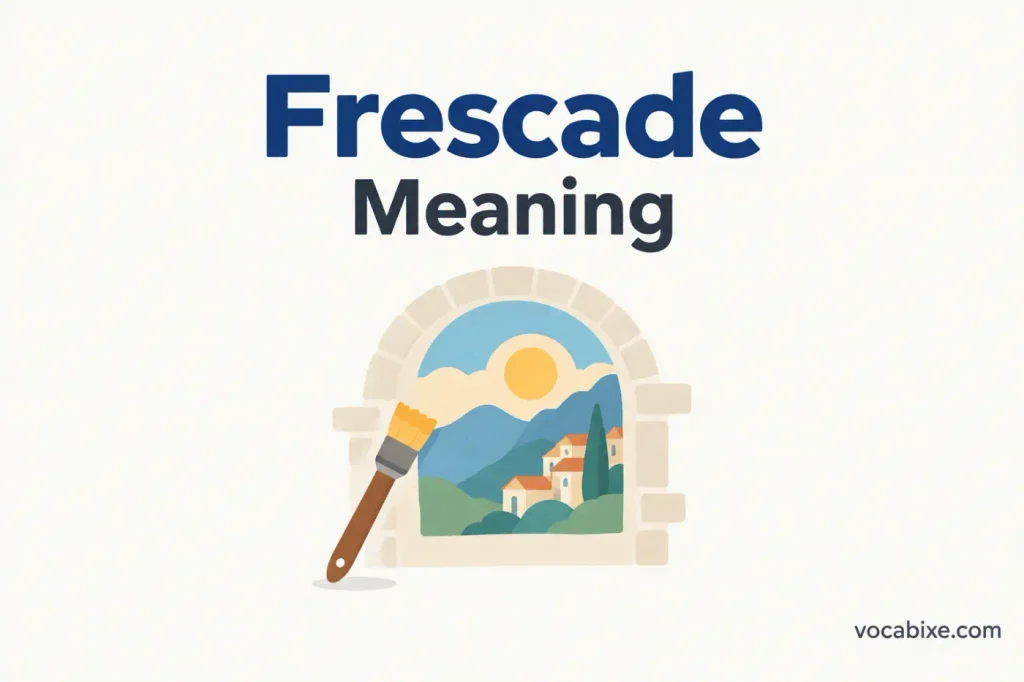 Frescade Meaning