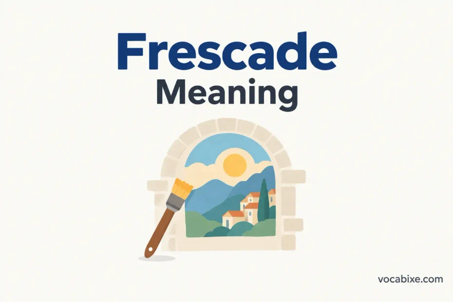 Frescade Meaning
