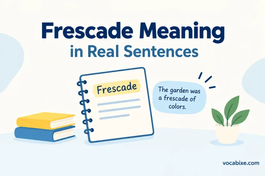 Frescade Meaning Easy Examples in Real Sentences