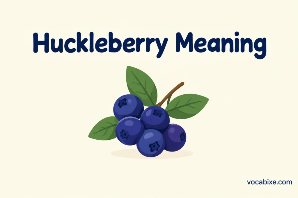Huckleberry Meaning