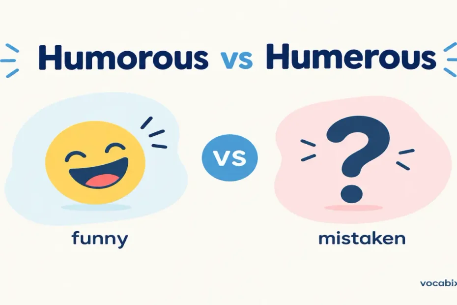 Humorous vs Humerous