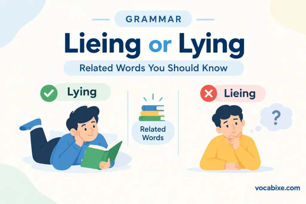 Lieing or Lying Related Words You Should Know