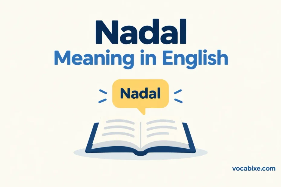 Nadal Meaning in English