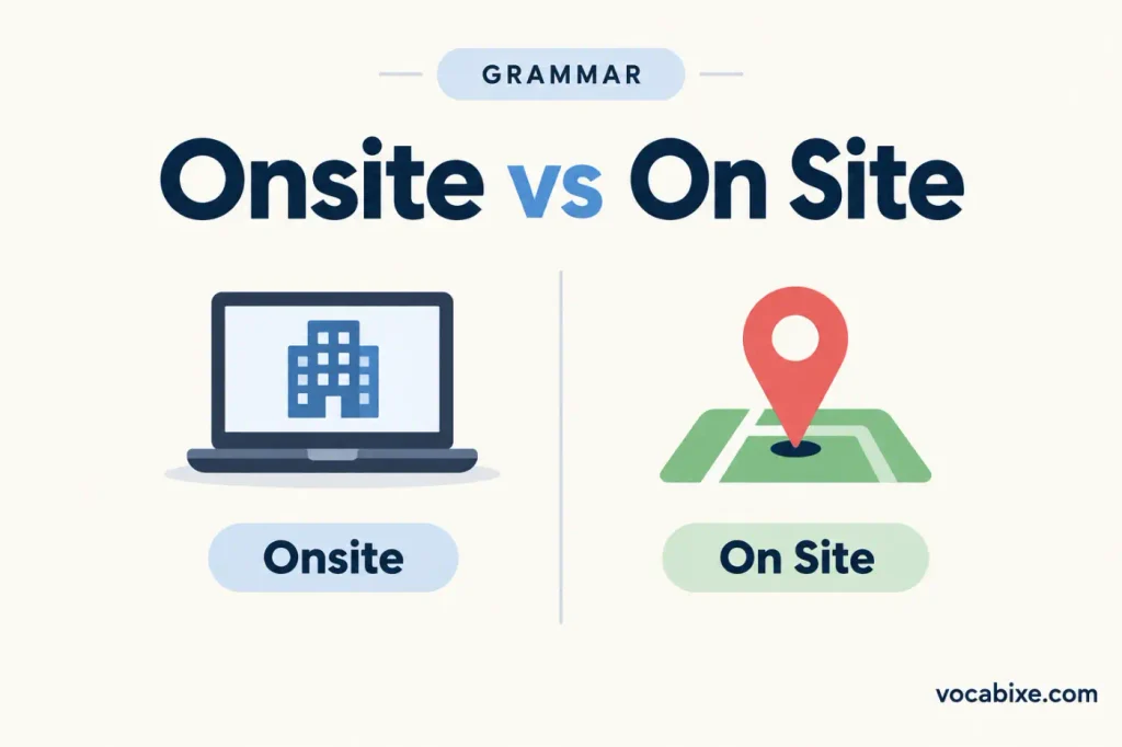 Onsite vs On Site