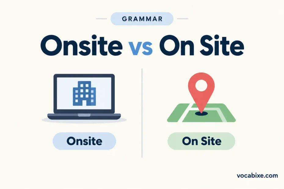 Onsite vs On Site