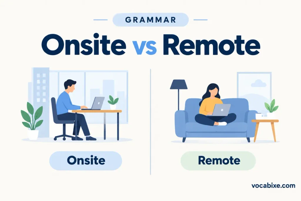 Onsite vs Remote