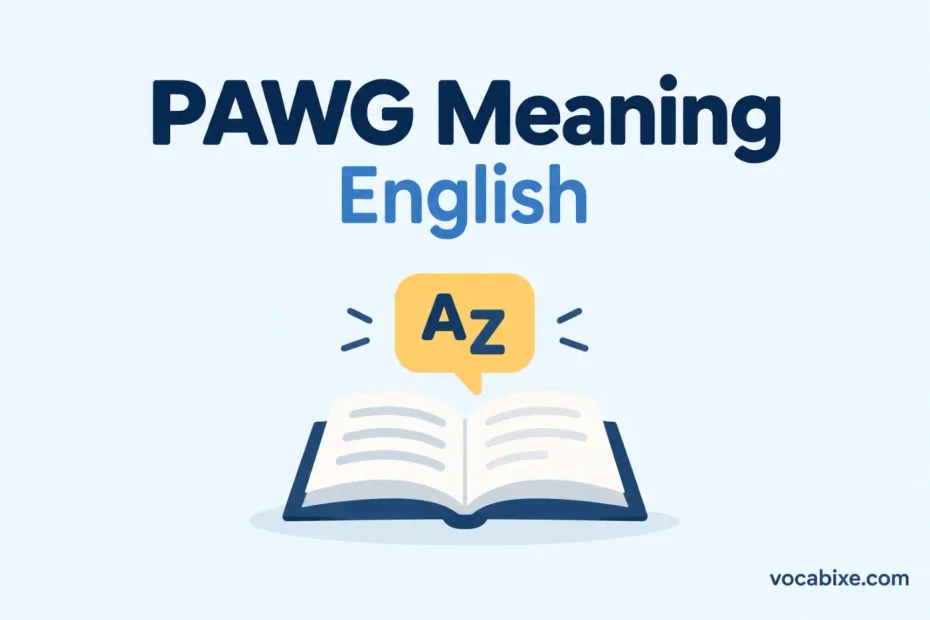 PAWG Meaning English