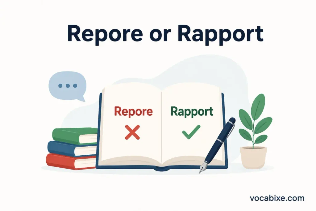Repore or Rapport