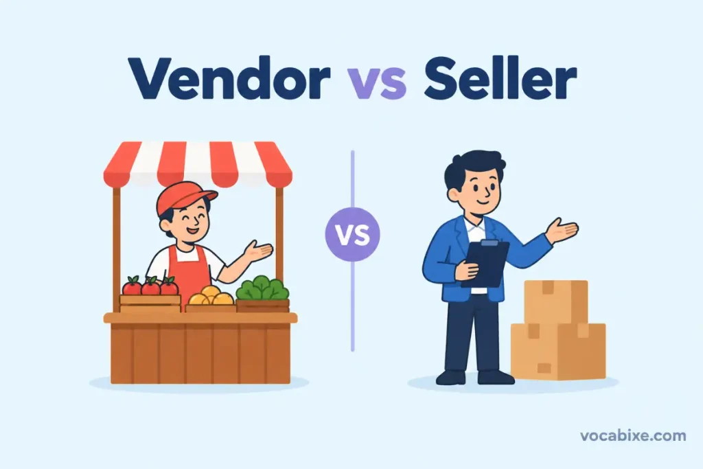 Vendor vs Seller