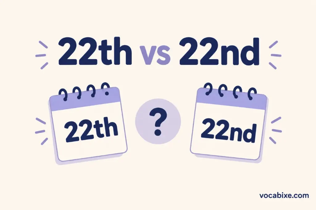 What Is the Difference Between 22th and 22nd?