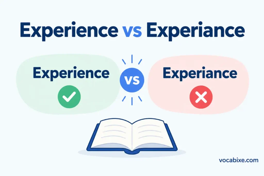 What Is the Difference Between Experience and Experiance?