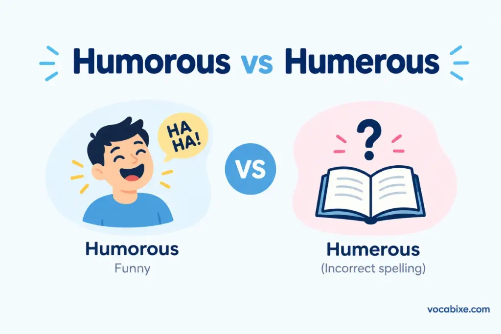 What Is the Difference Between Humorous and Humerous?