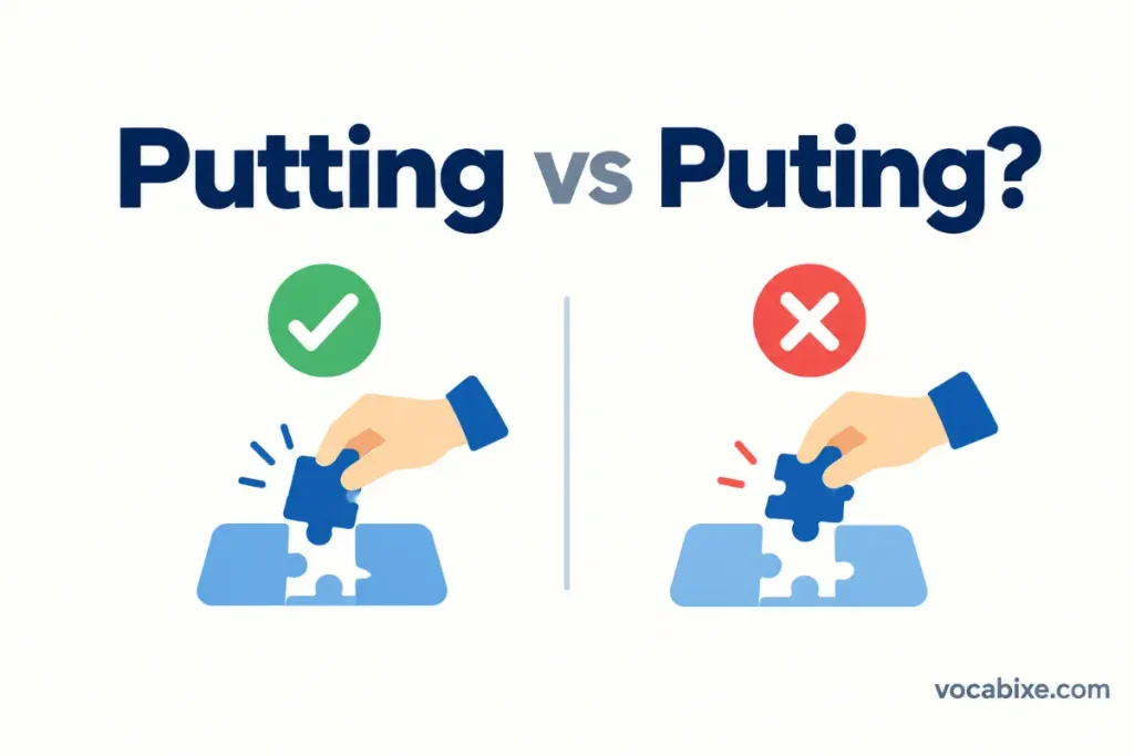 What Is the Difference Between Putting and Puting?