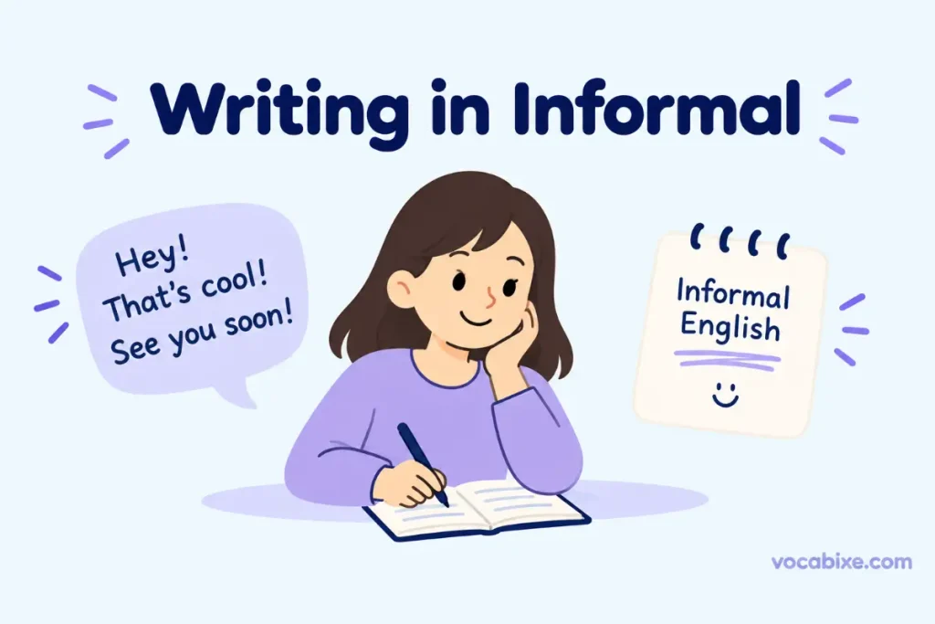 Writing in Informal English