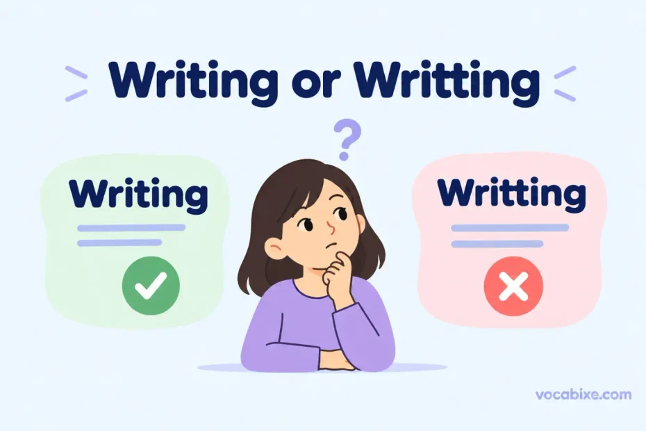 Writing or Writting