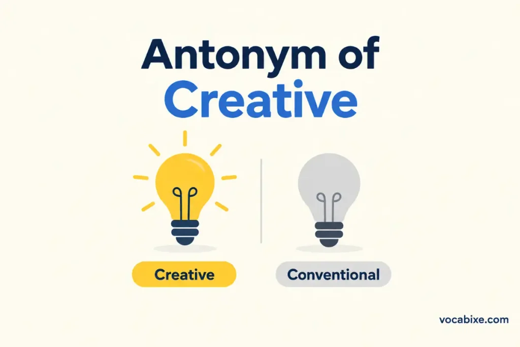 Antonyms of Creative