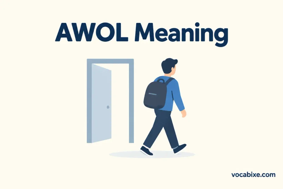 MEANING OF AWOL