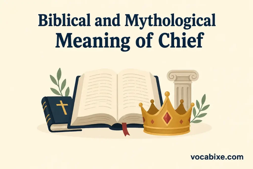 Biblical and Mythological Meaning of Chief