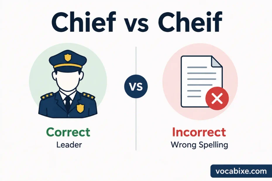 Chief vs Cheif