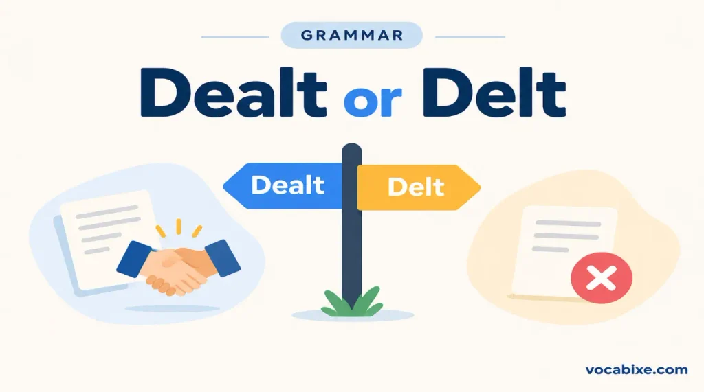 Dealt or Delt
