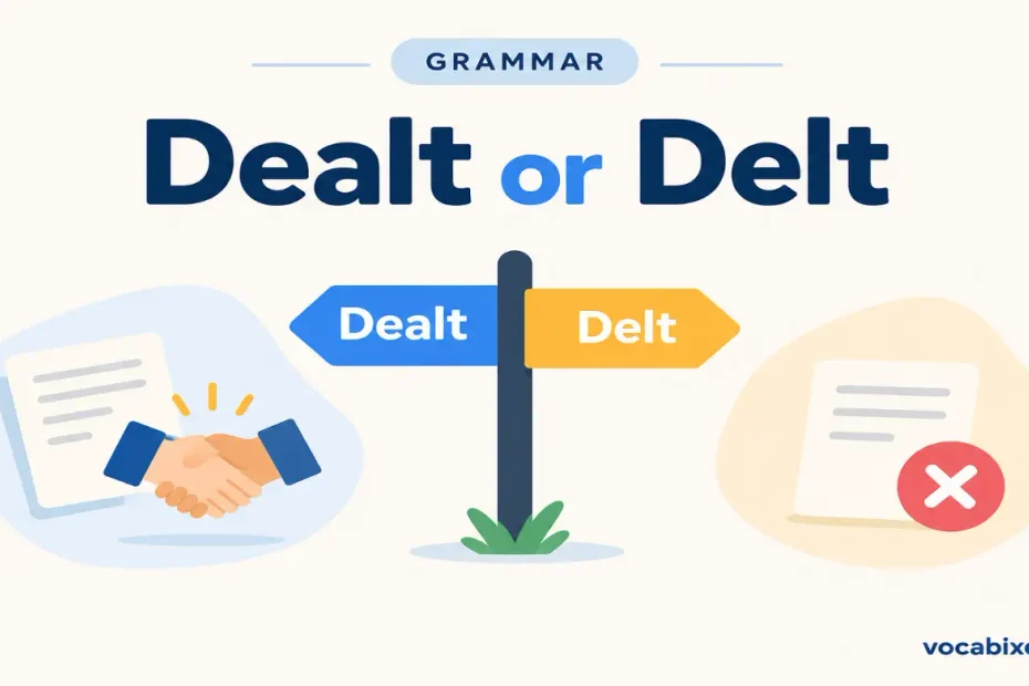 Dealt or Delt