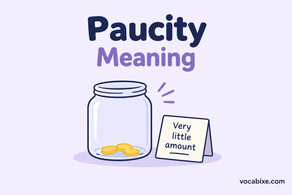 Paucity Meaning