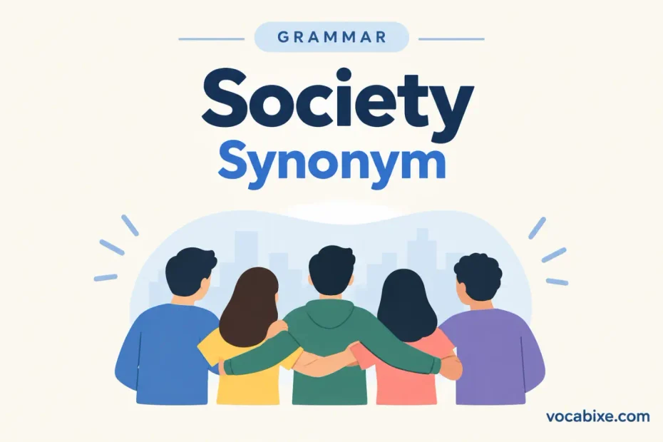 Society Synonyms at a Glance