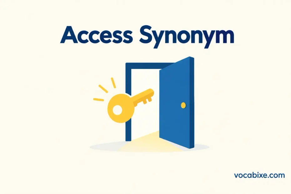 Another word for Access