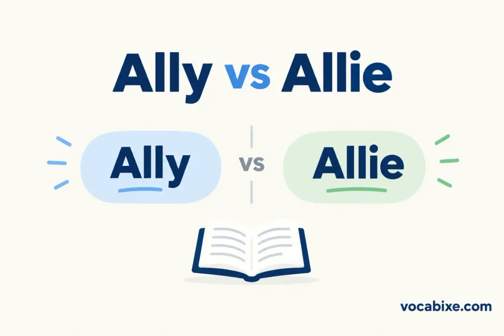 Ally vs Allie