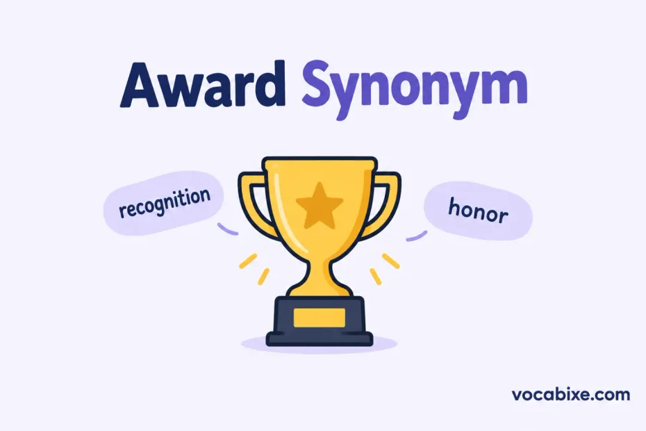 Synonym of Award