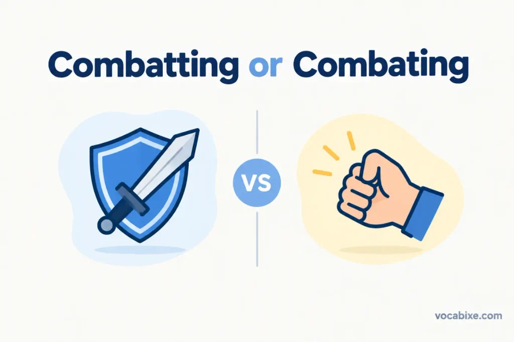 Combatting or Combating