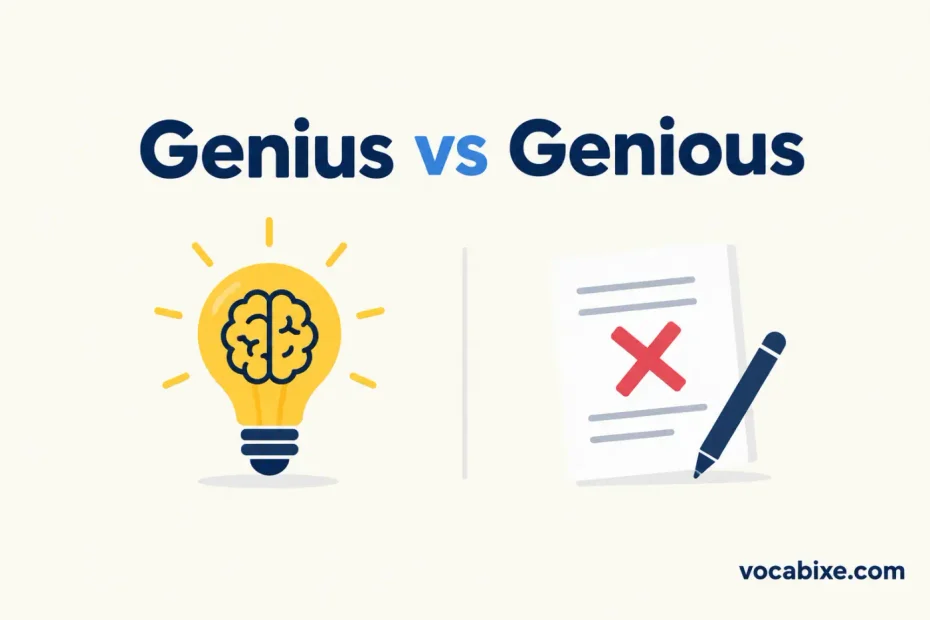 Genious vs Genius