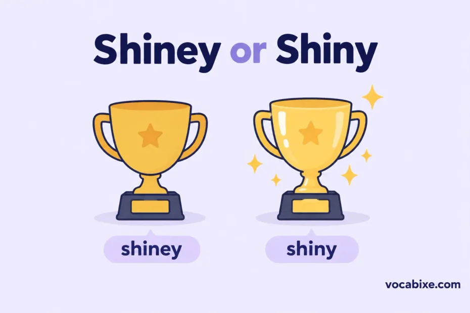 shiney or shiny