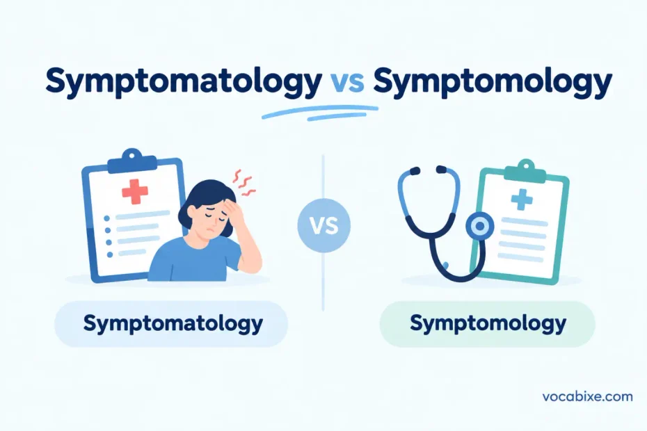 Symptomology vs Symptomatology