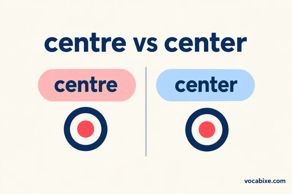 Centre vs Center
