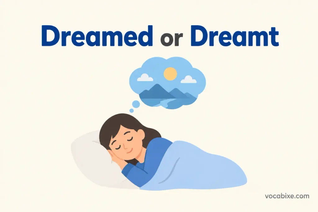 Dreamed or Dreamt